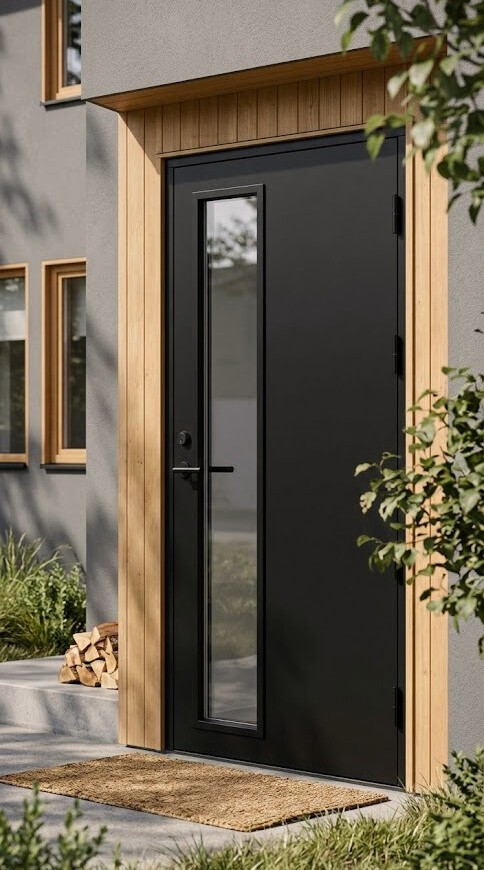 KASKI Design termo ārdurvju detaļa un furnitūra