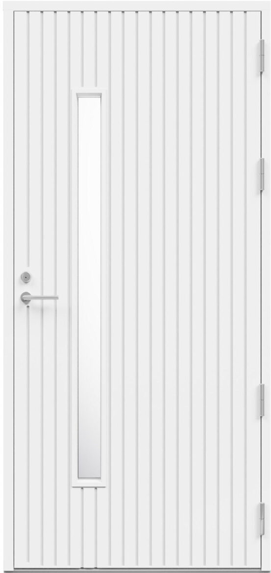 Kaski Verona Termo ārdurvis ar vertikālu stiklojumu – Design kolekcija