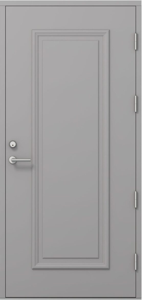 Ārdurvis Kaski Kauguri Arhipelago kolekcija ar dekoratīvu klasisku paneļojumu