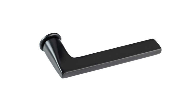 Iekšdurvju rokturis MINI 01 black – melns, minimālistisks dizains