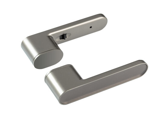 Iekšdurvju rokturis LFH-240-MB – grafīta tonis, ar integrētu WC funkciju 