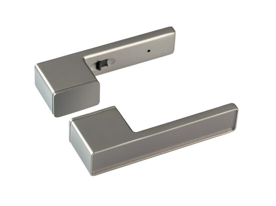 Iekšdurvju rokturis LFH-355-MB – grafīta tonis ar integrētu WC funkciju