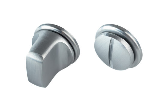 WC aizgrieznis Mini – satīna niķelis, apaļš dizains