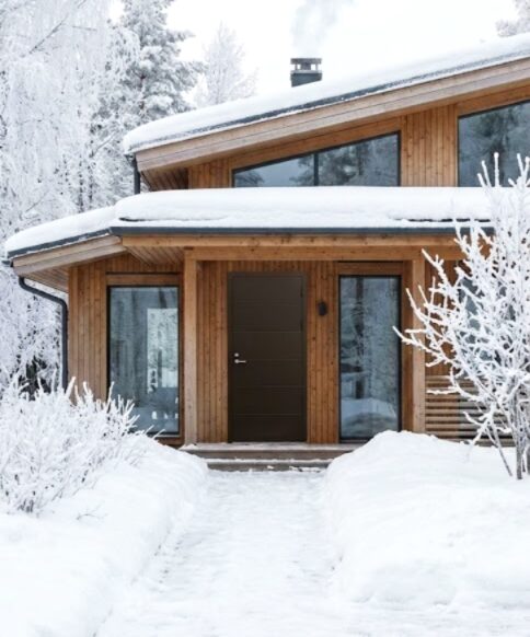 KASKI termo ārdurvis Latvijas ziemai