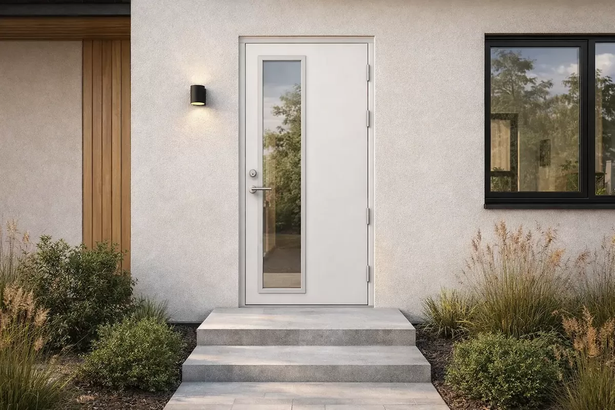 KASKI Design kolekcijas koka ārdurvis